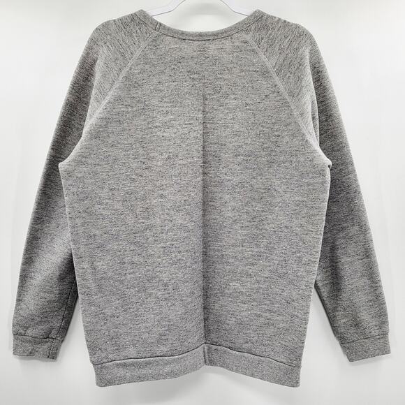 Marine Layer YouTube Play Button Dinosaur Gray Sherpa Crewneck Sweatshirt Size L - Picture 3 of 8